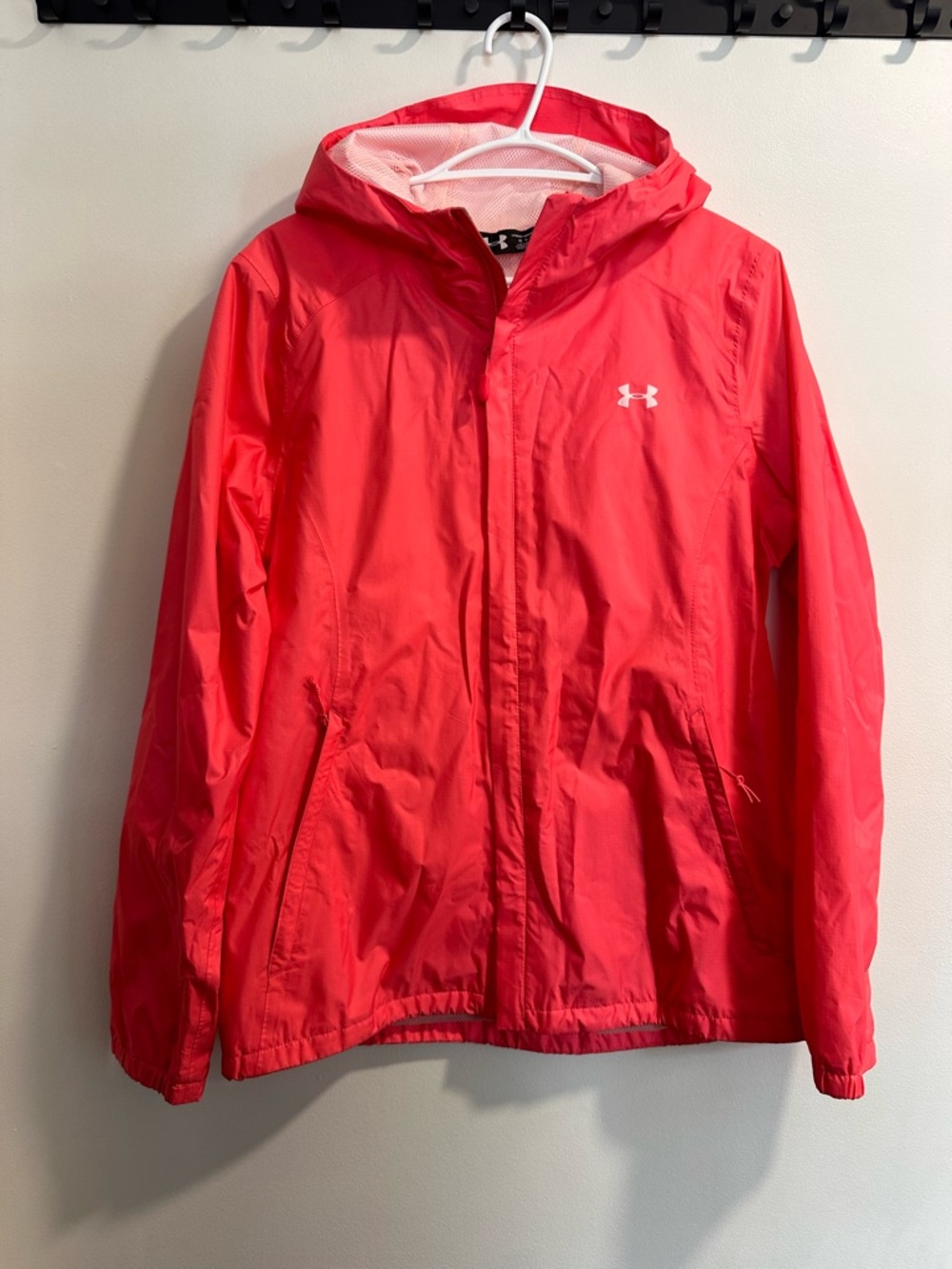 Under Armour Hooded Windbreaker - Coral Pink